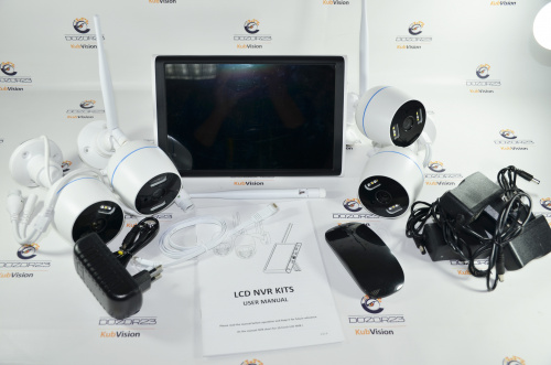 Комплект видеонаблюдения Wi-Fi Kit 4CH 2MP (10.1)